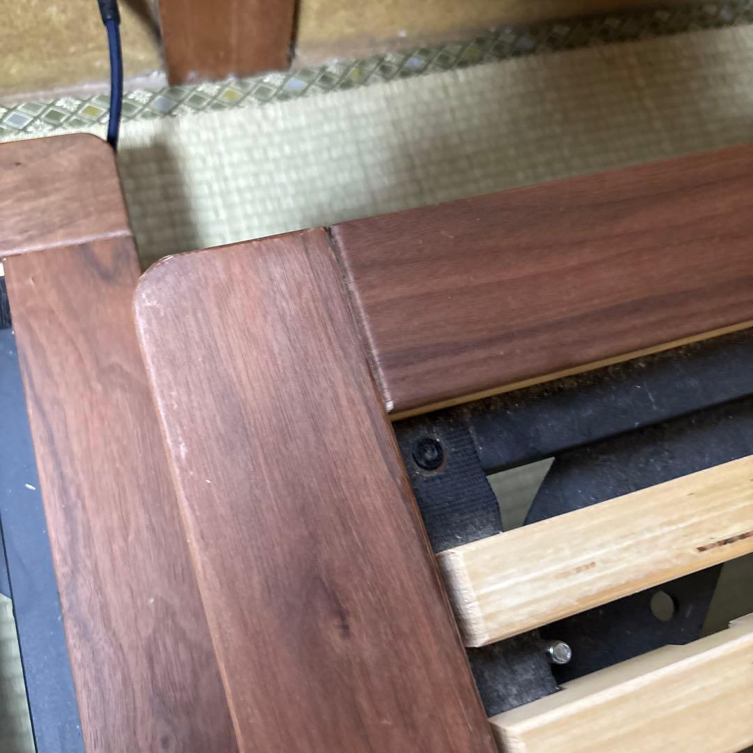 廃盤品　無印　木製 すのこベッド　シングル