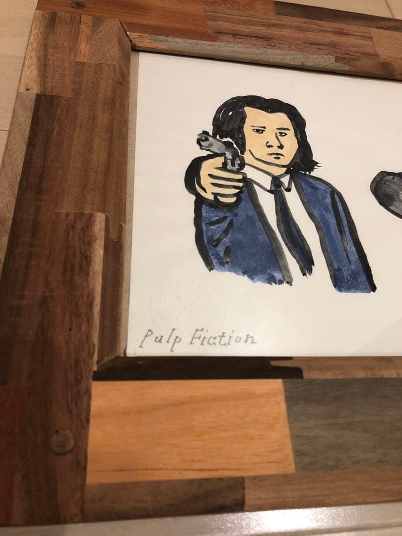 NAIJEL GRAPH 直筆アート　ナイジェルグラフ　パルプフィクション