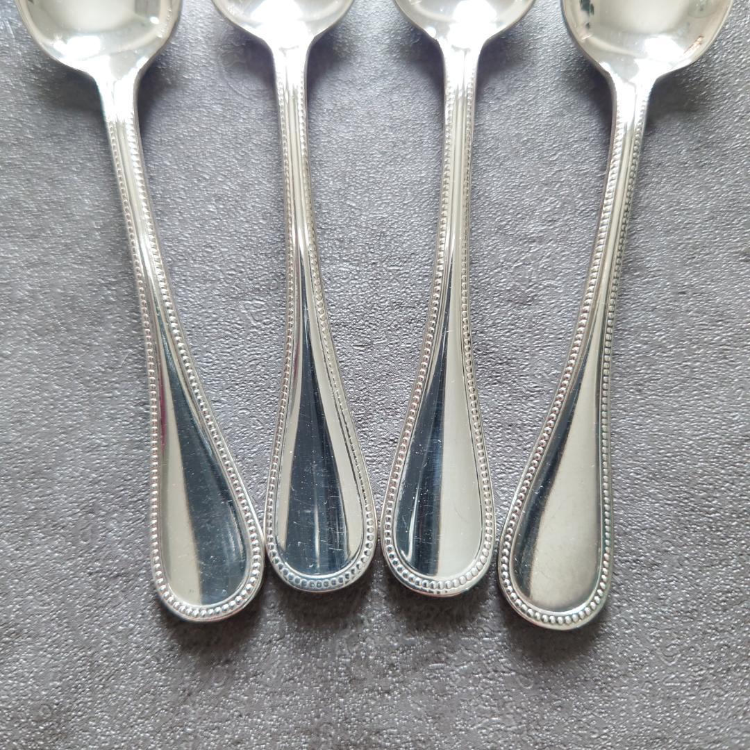 美品 クリストフル パール デミタススプーン 4点