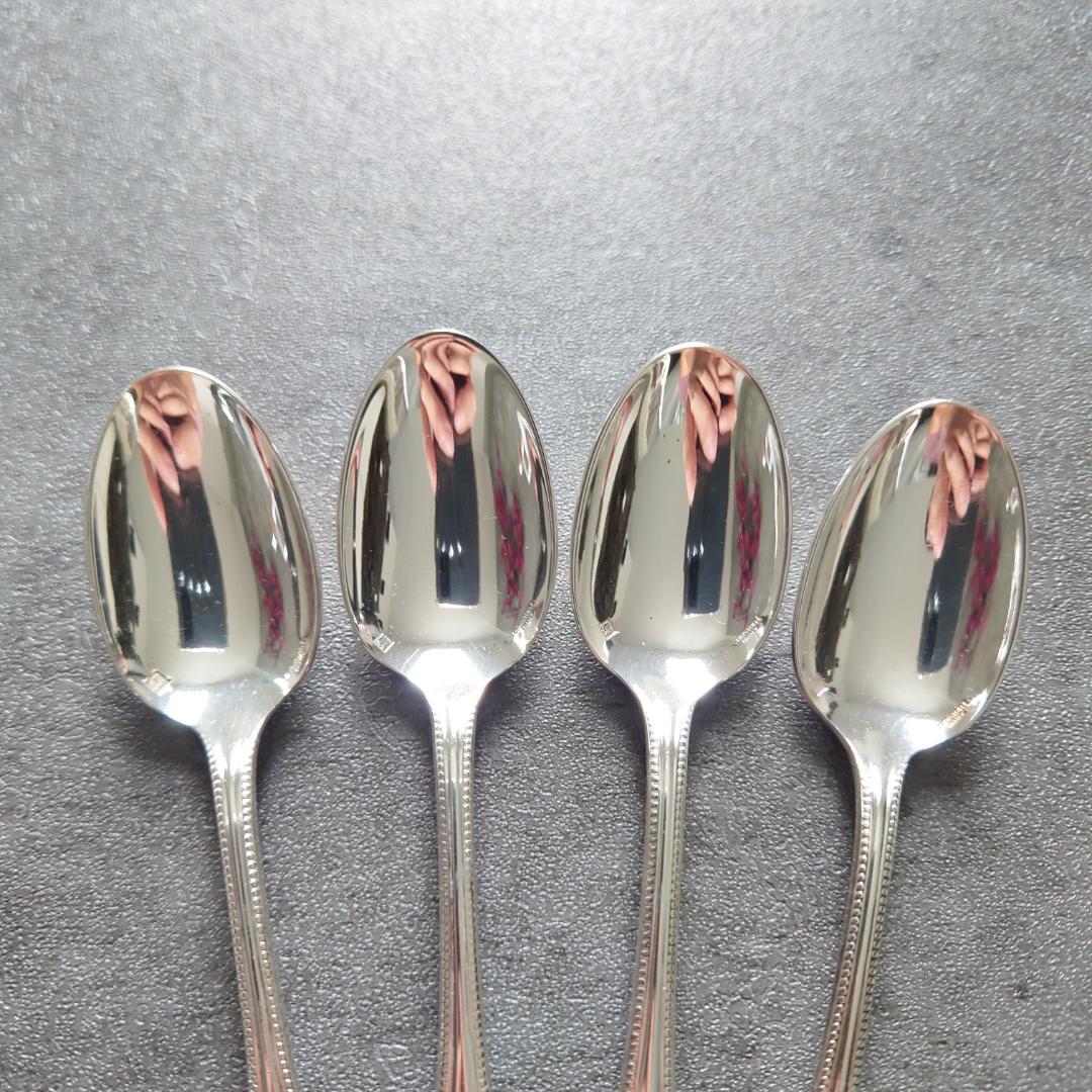 美品 クリストフル パール デミタススプーン 4点