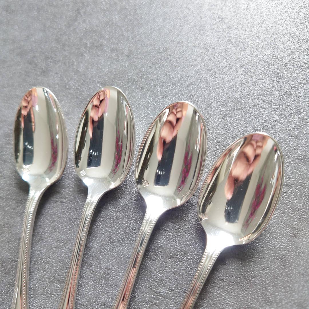 美品 クリストフル パール デミタススプーン 4点
