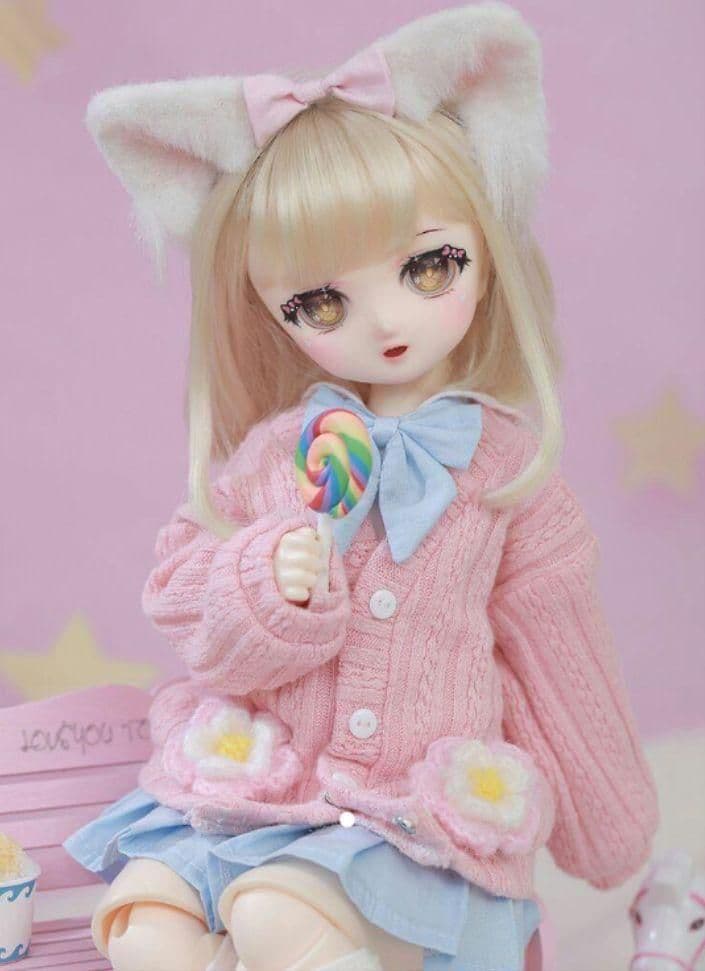 WS388 BJD 1/4ドール本体　球体関節人形 ハンドメイド