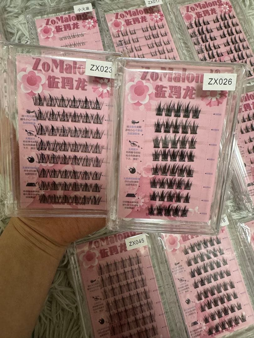 つけまつげ-セルフで完璧な位置調整ナチュラルアイラッシュ 超軽量 手作りの繊細さ