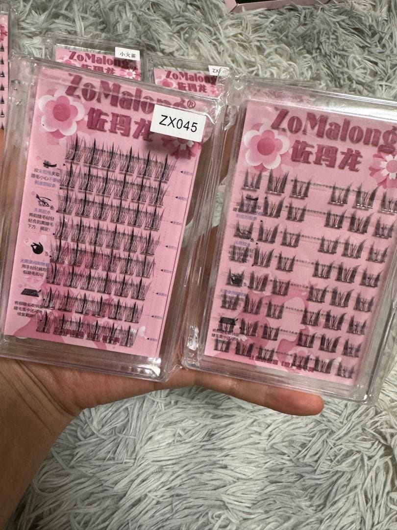 つけまつげ-セルフで完璧な位置調整ナチュラルアイラッシュ 超軽量 手作りの繊細さ