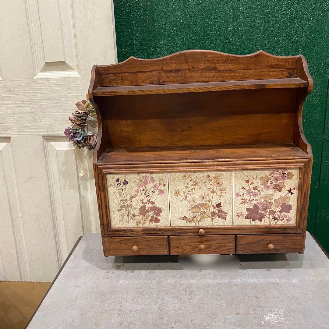 ウォールラック 壁掛け シェルフ 木製ラック インテリア 棚 カントリー