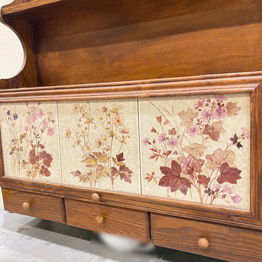 ウォールラック 壁掛け シェルフ 木製ラック インテリア 棚 カントリー