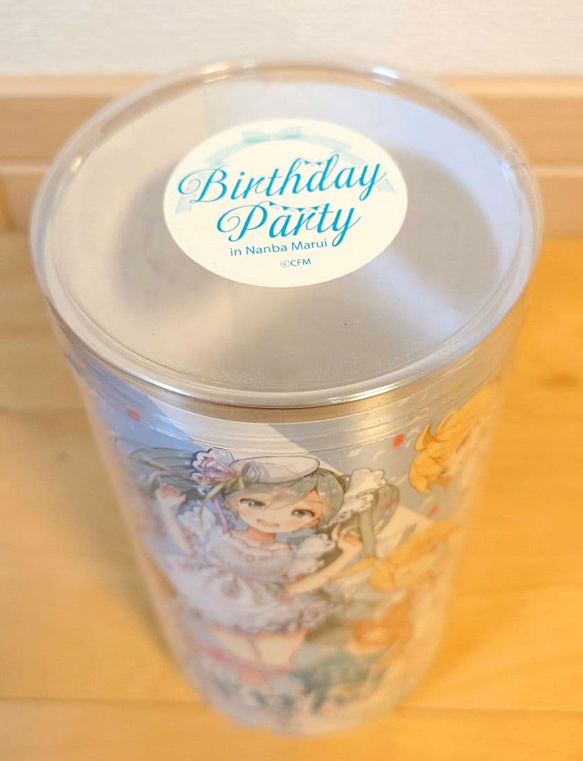 初音ミク Birthday Party なんばマルイ限定商品 ネギせん! 空容器
