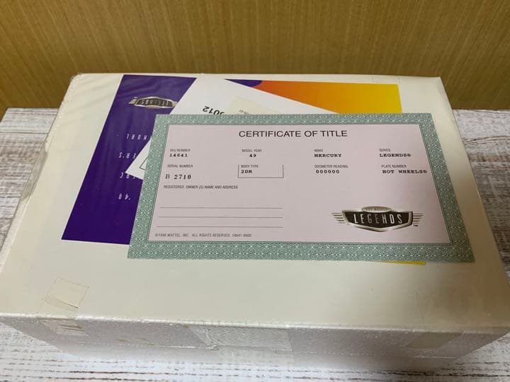 アメリカングラフィティー ホットウィール レジェンド 49 MERCURY