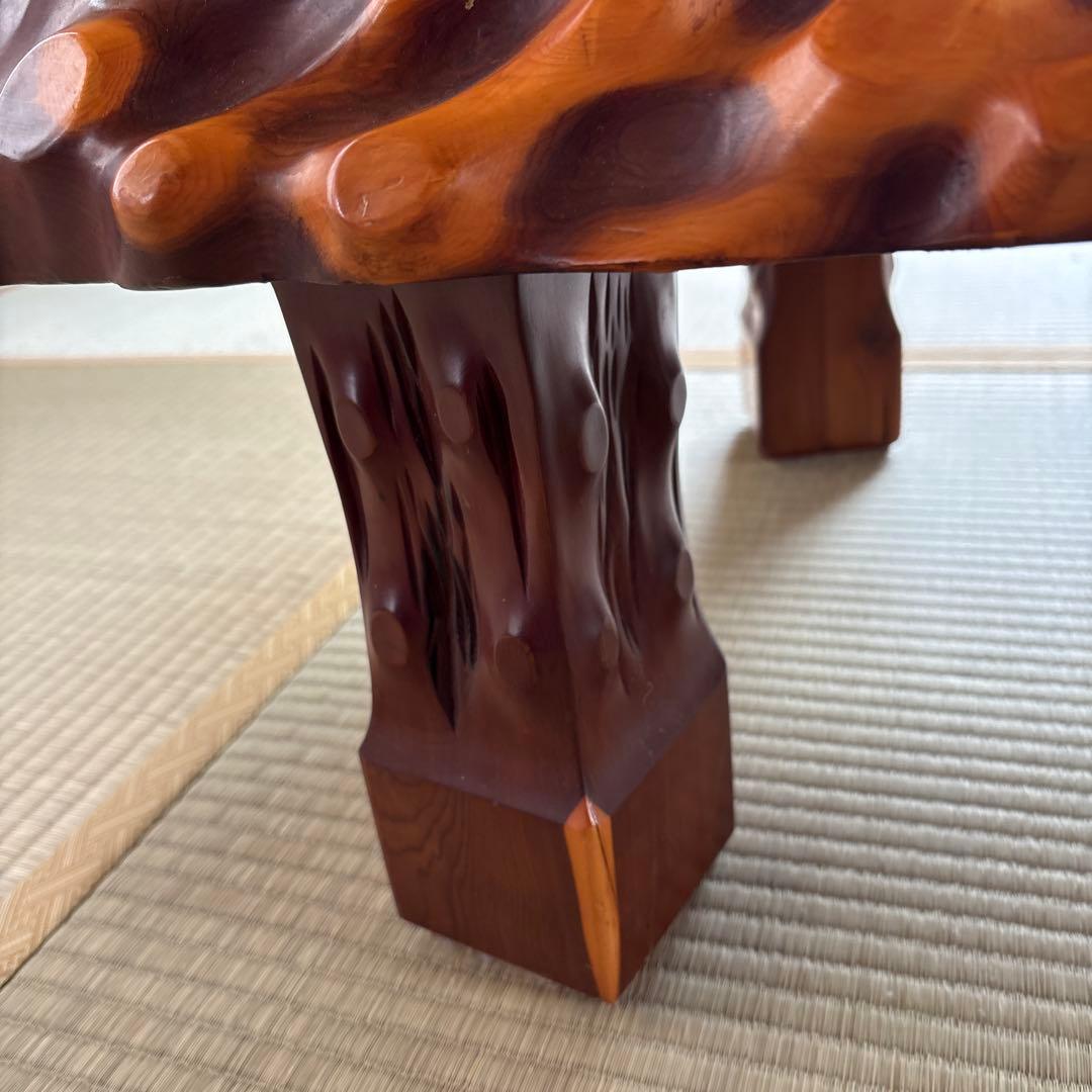 激震価格　最高級　天然無垢一枚板　ローテーブル　座卓　横長　貴重な逸品