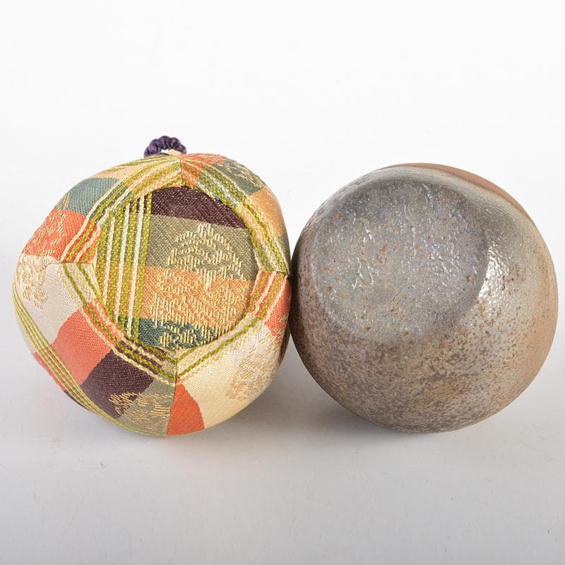 茶道具 備前焼 正告作 茶入 仕覆付 共箱 V R6742 - メルカリ