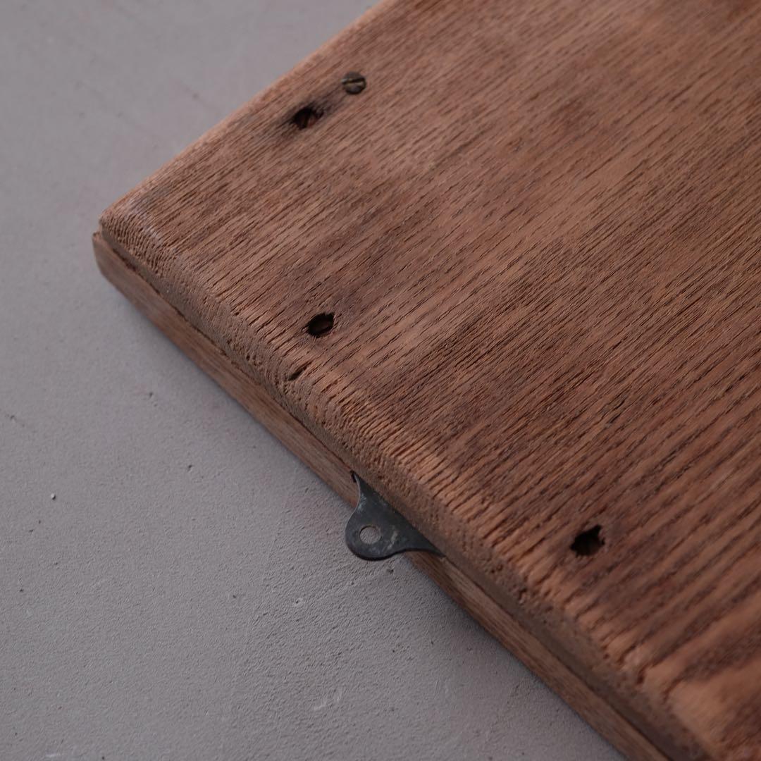 無垢材 壁掛け鏡　ウォールミラー 古家具 古道具 アンティーク ヴィンテージ