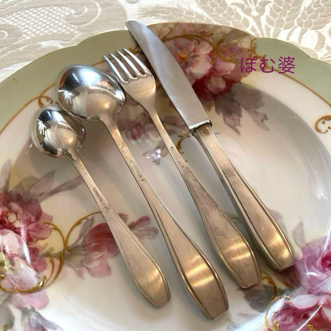 【ドイツ／Bruckmann】シルバープレート／童話／カトラリー等 ５点セット