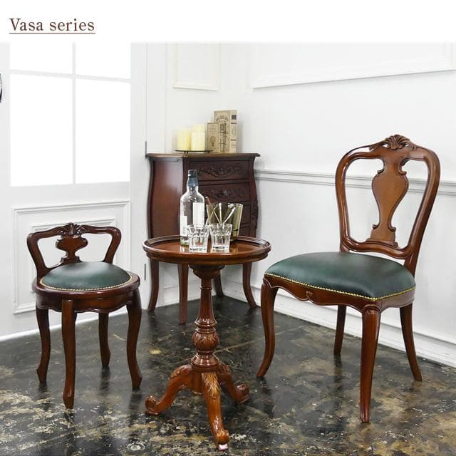 《新品・送料無料》《完成品》ヴァーサ　ラウンドテーブル(ブラウン)(ホワイト)