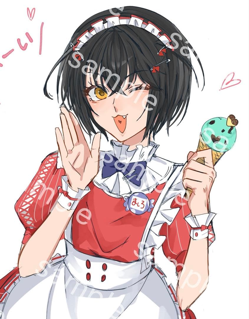 受付中】夢絵 コテ同 1枚絵 イラストオーダー ポストカード - メルカリ