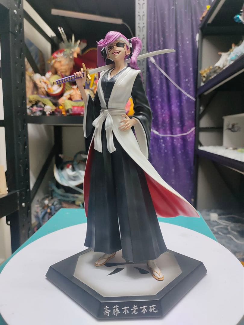 BLEACH 黒衣少年図 齋藤不老不死 ガレージキット スタチュー① - メルカリ