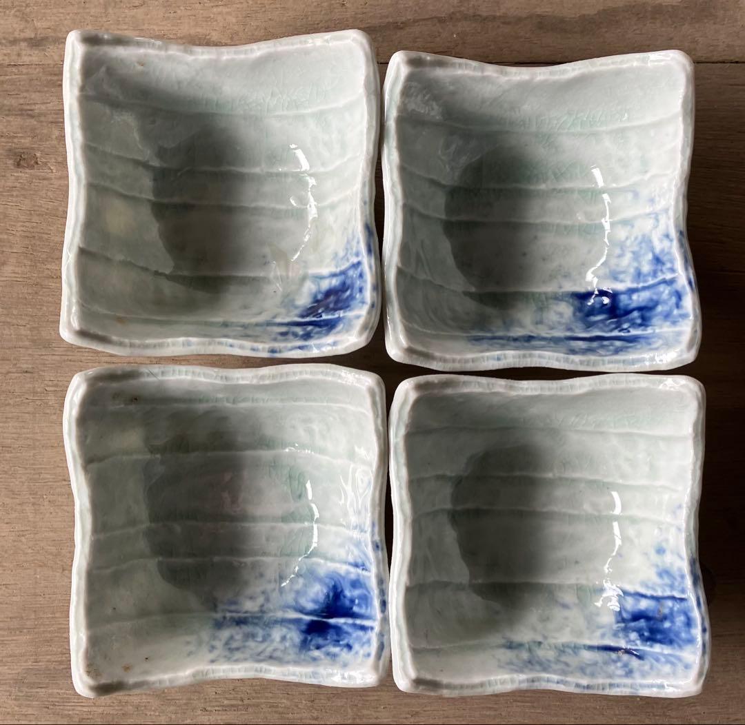 和食器 小鉢 小皿 38枚セット 美濃焼風 藍染 花柄 昭和レトロ まとめ売り