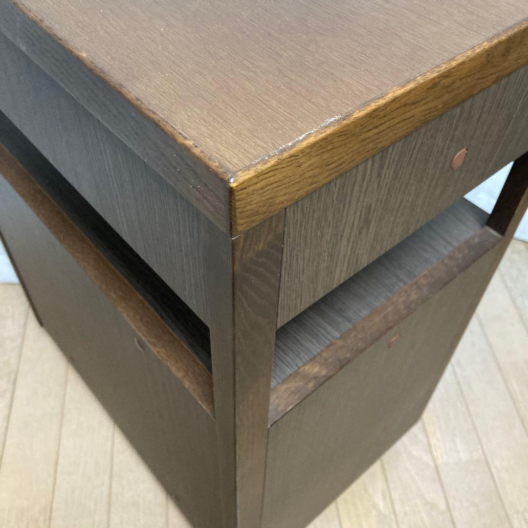 カリモク家具［ボナシェルタ］デスクワゴン／マルチワゴン フック／キャスター付