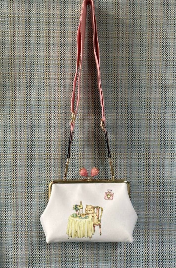 1998.ハンドメイド 18cm底板付きがま口バッグ フランシュリッペ - メルカリ