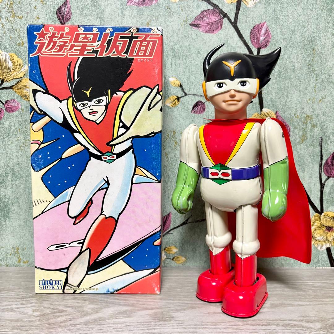 ビリケン商会 『遊星仮面』 ブリキ ゼンマイ式 - メルカリ