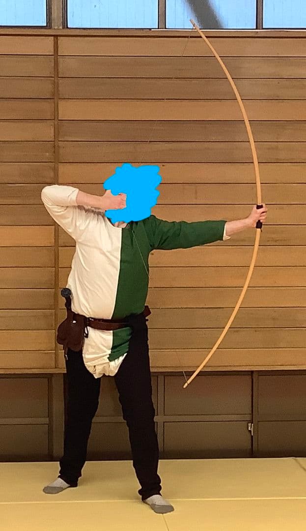 中世アーチャーコスチューム 弓矢は付属しません 中世アーチャー