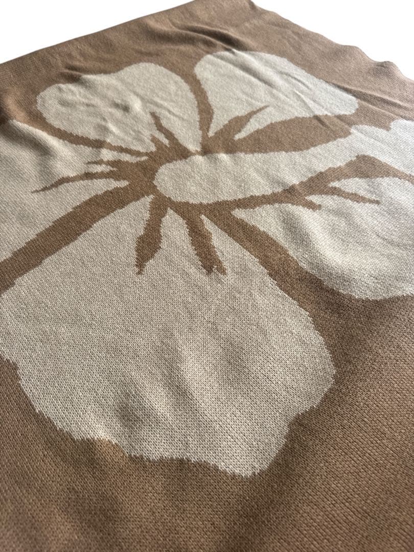 美品 レア アルバローザ 大判 ブランケット ひざ掛け ショール