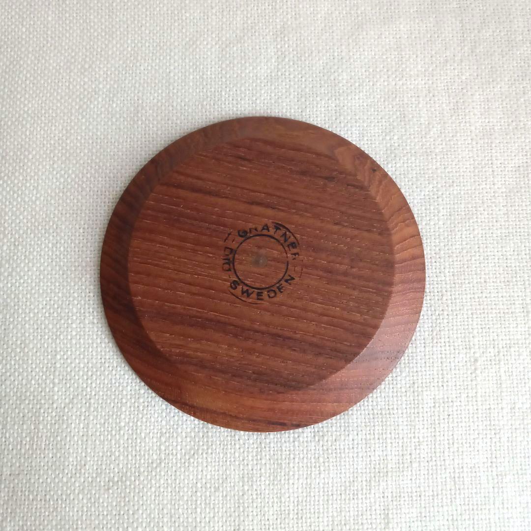 チーク材のコースター／木製／スウェーデン／北欧ヴィンテージ - メルカリ
