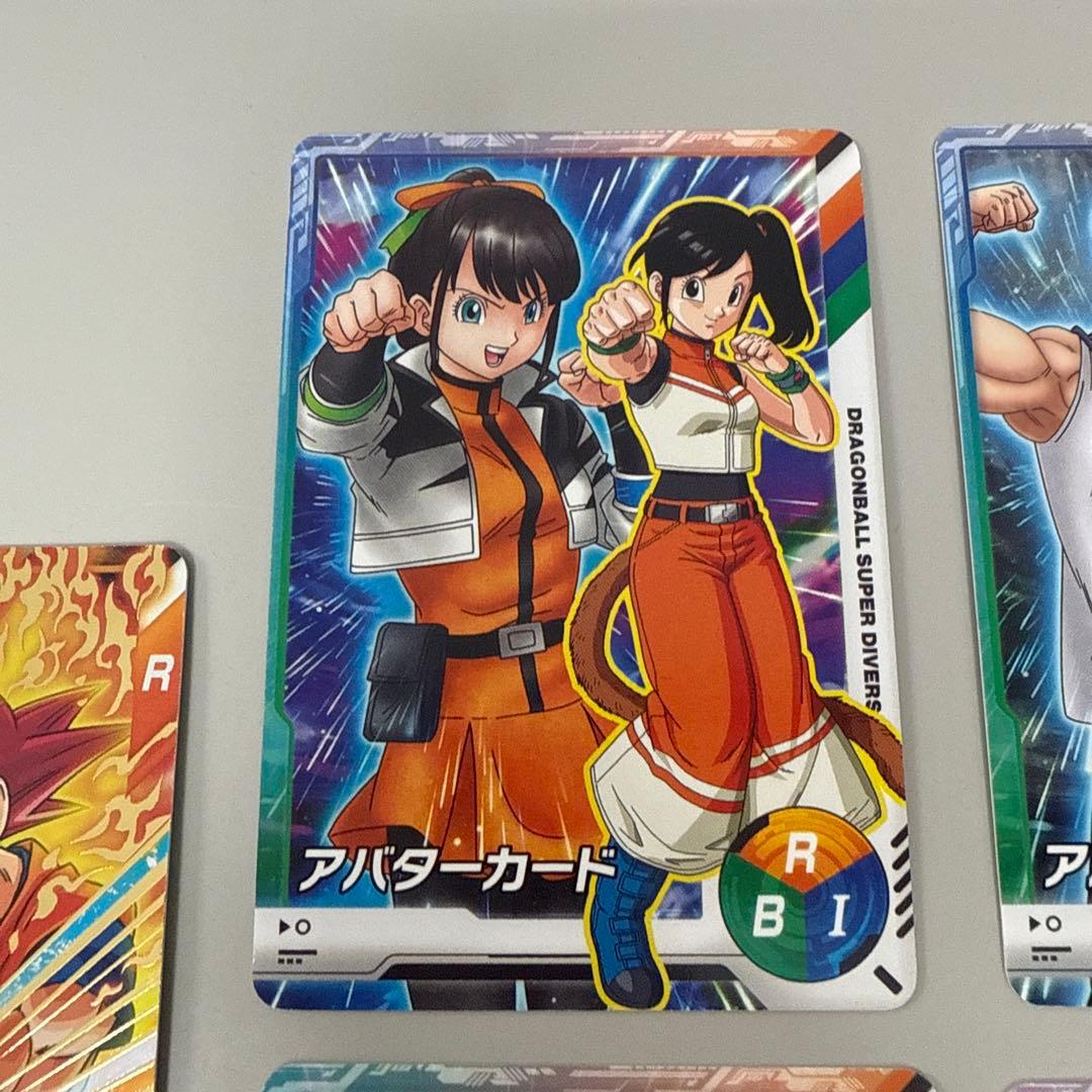 ドラゴンボールスーパーダイバーズ カリスマ アバターカード 全4種