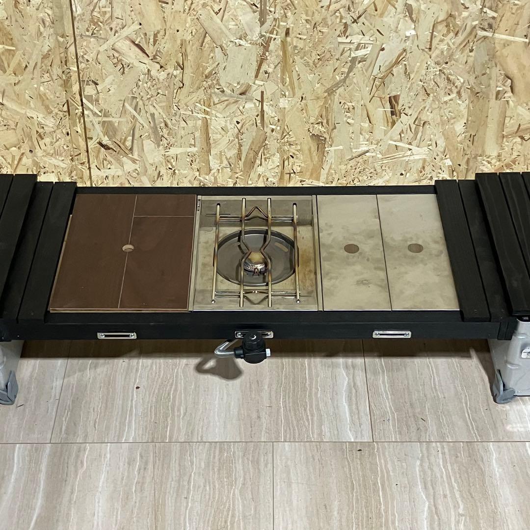 在庫品　シェルコン25用　スライド天板２枚　ブリッジテーブルLサイズセット