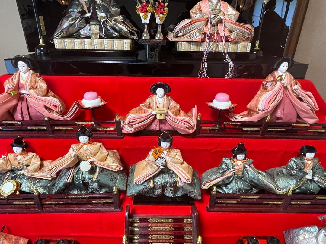 京都系 作家物 雛人形一式 人形司 鬼寿作 松慶雛 京雛殿上【引取り限定