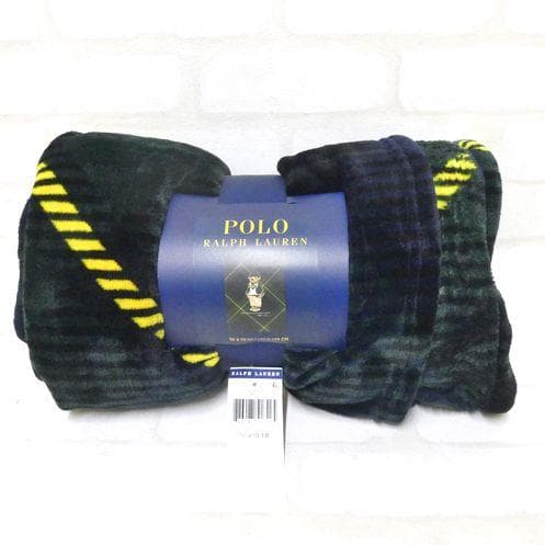 ポロ ラルフローレン ポロベア ブランケット チェック柄 マルチカラー