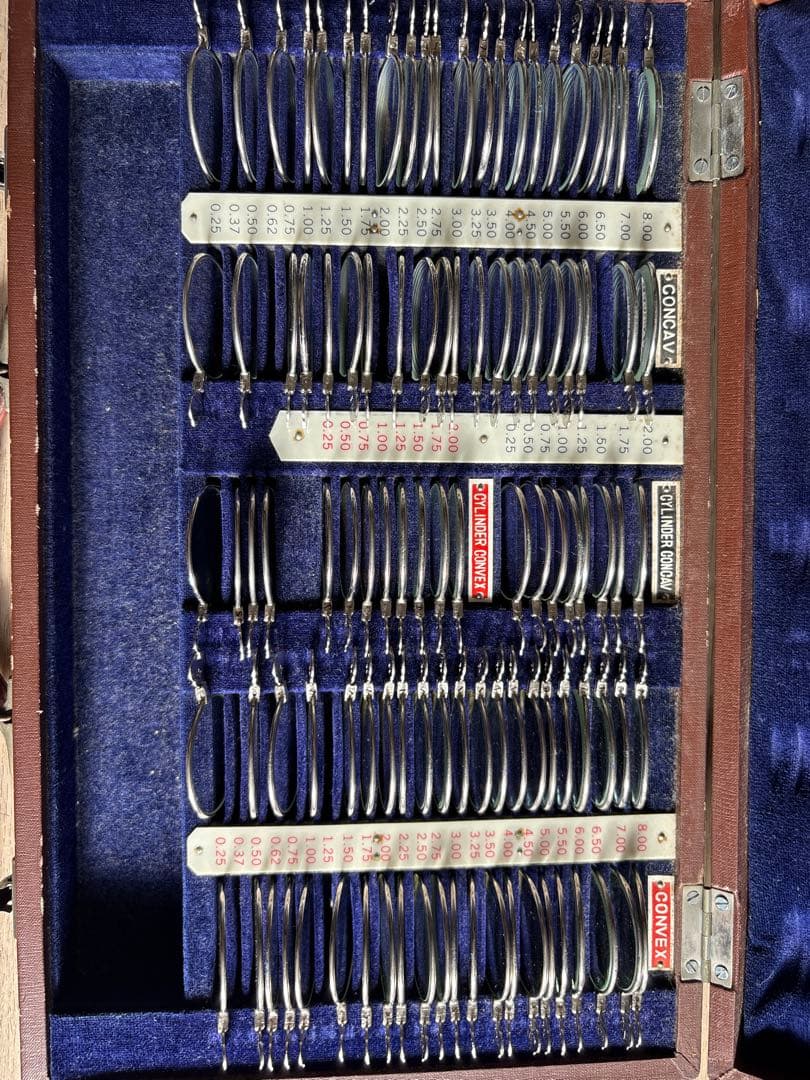 American Optical AO トライアルレンズセットケース付き中古