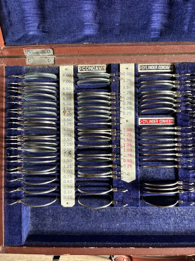 American Optical AO トライアルレンズセットケース付き中古