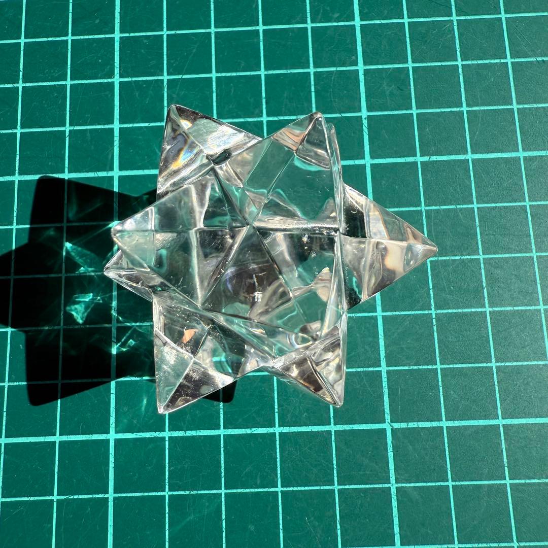高品質　ヒマラヤ産　六芒星　マルカバスター　アステロイド　透明感　マカバ①