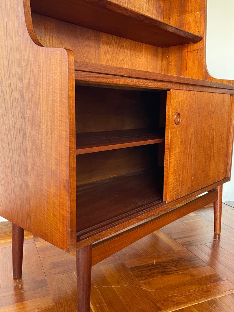 北欧 デンマーク ヴィンテージ チーク オイルフィニッシュ ブックシェルフ