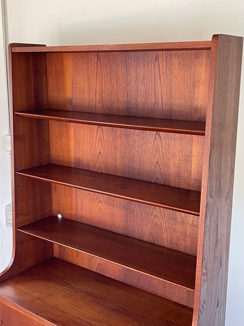 北欧 デンマーク ヴィンテージ チーク オイルフィニッシュ ブックシェルフ