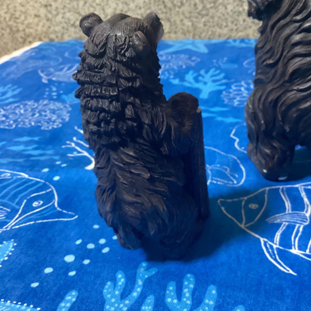 3726熊出没注意置き物ビッグサイズミニサイズ