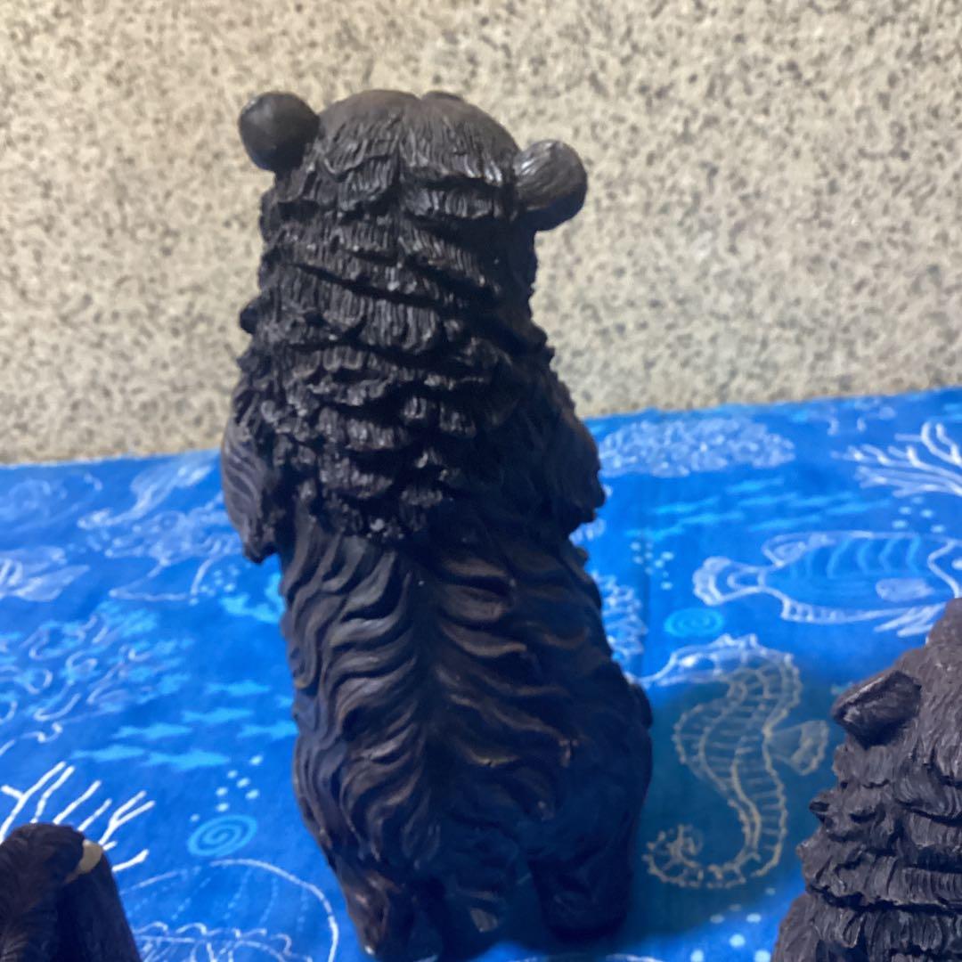 3726熊出没注意置き物ビッグサイズミニサイズ