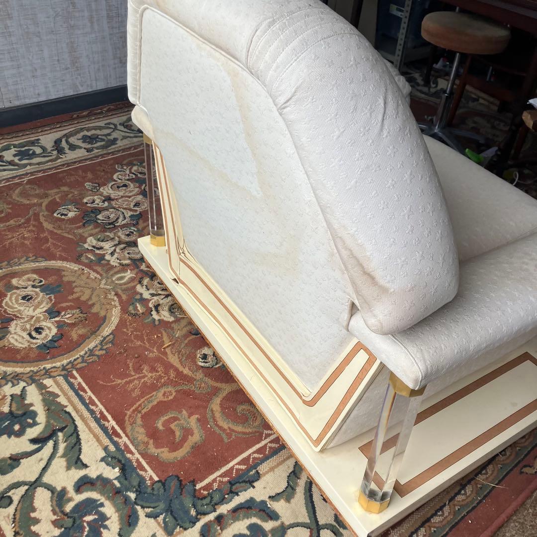 creations Curci Paris ロココ様式 木製 1人掛けソファー