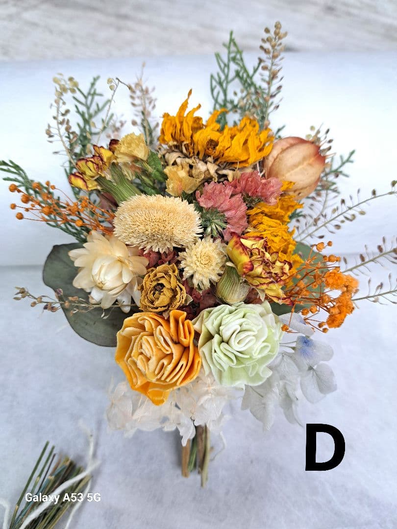 ミニブーケ 2個セット ミニ花束 プチギフト 卒園 卒業 お別れ会 贈り物