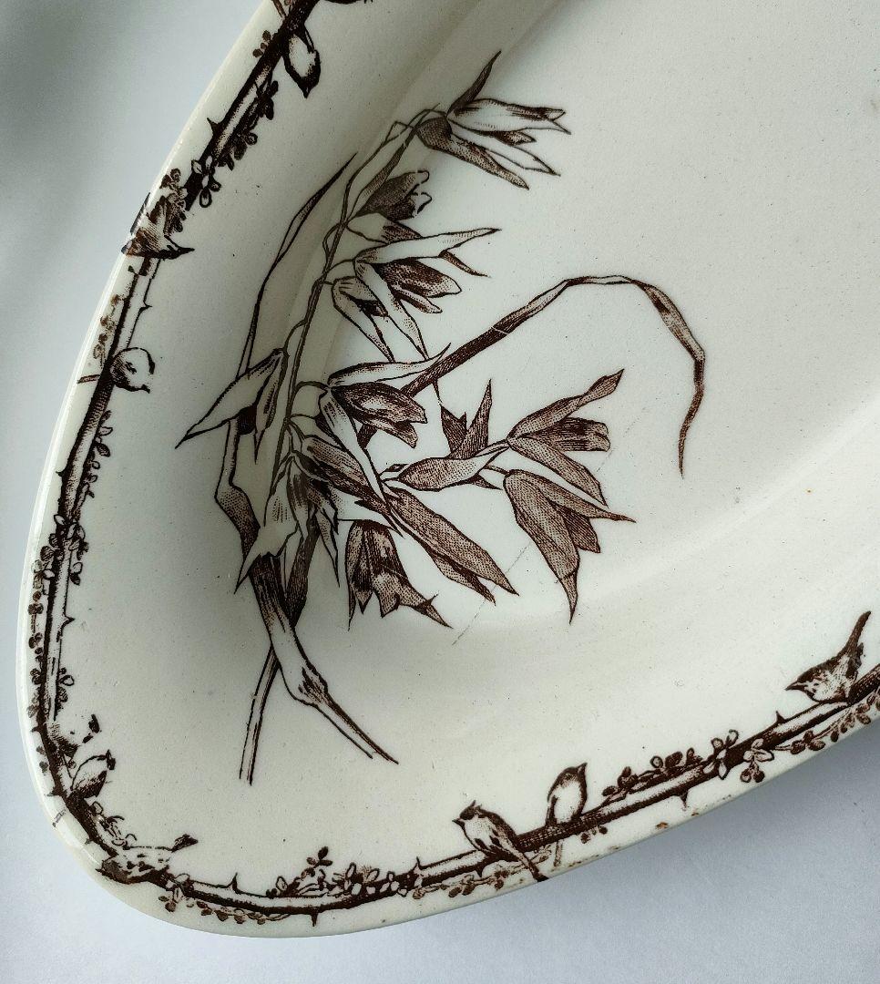 美品　Choisy le roi　薔薇　ravier 　フランスアンティーク