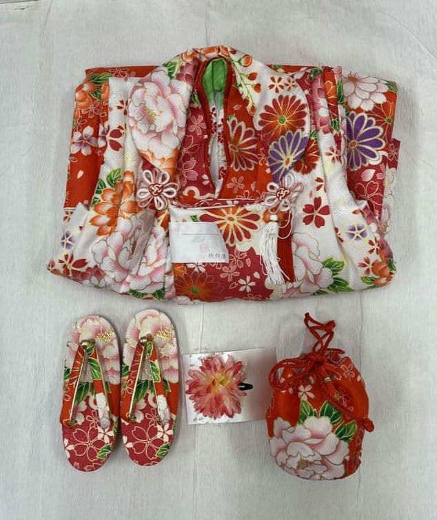 (6509)　♥ 七五三 三歳 女の子 ♥ 被布セット♥