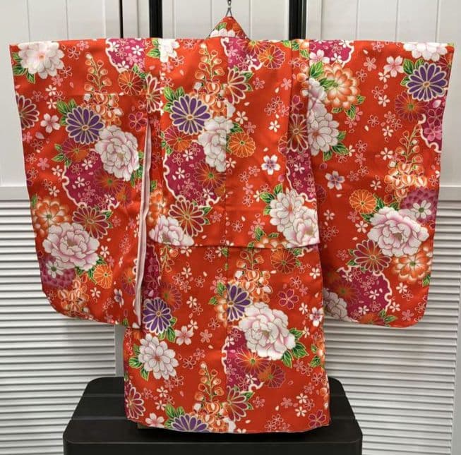 (6509)　♥ 七五三 三歳 女の子 ♥ 被布セット♥