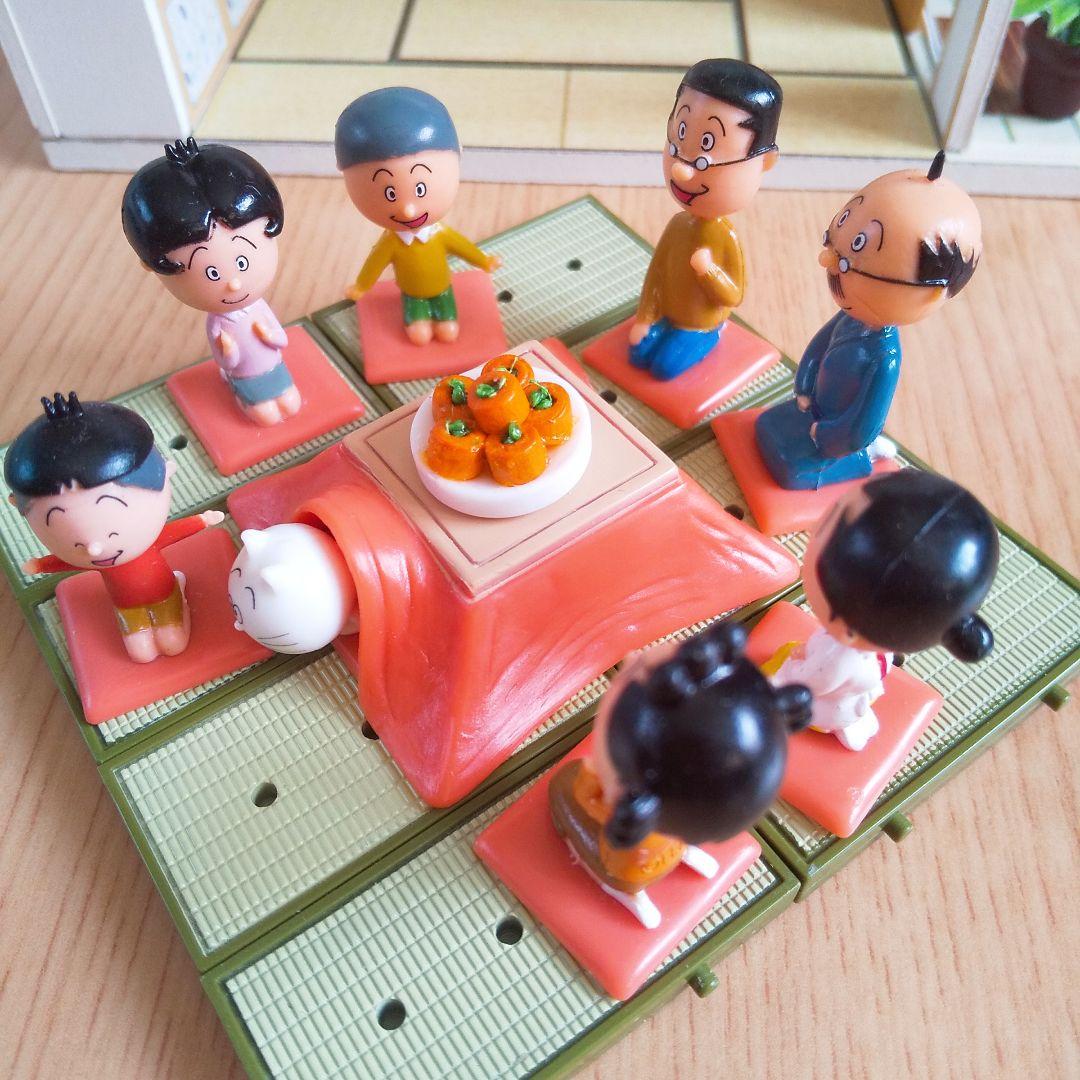 ミニチュアドールハウス（ケースLEDライト付き）＆サザエさん