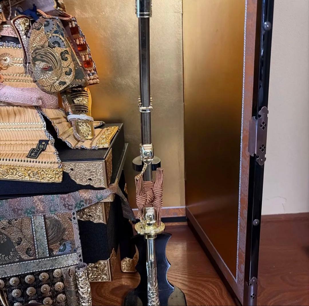 【極上品】御京鎧 五月人形 正絹縅 本金箔押 伝統工芸士 葵楓作 フルセット