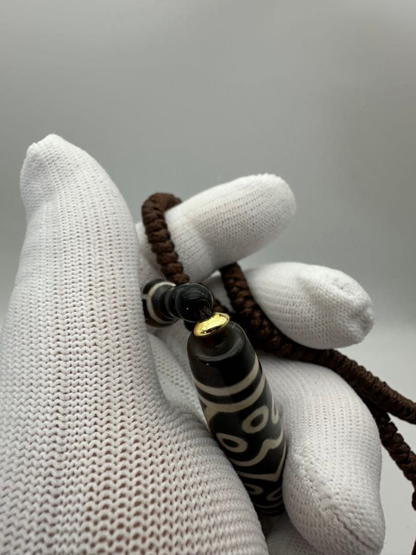 ☆ 超激レア☆ 蔵伝 チベット‼︎ 小盧至純 十一眼天珠 收藏品 （風化老