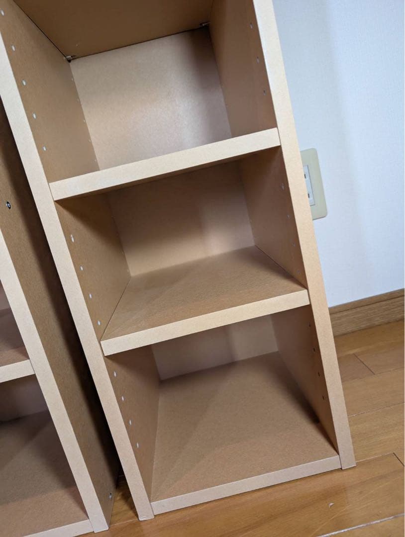 ■送料込■無印良品 MUJI パルプボードボックスフリーラック棚シェルフ廃盤家具