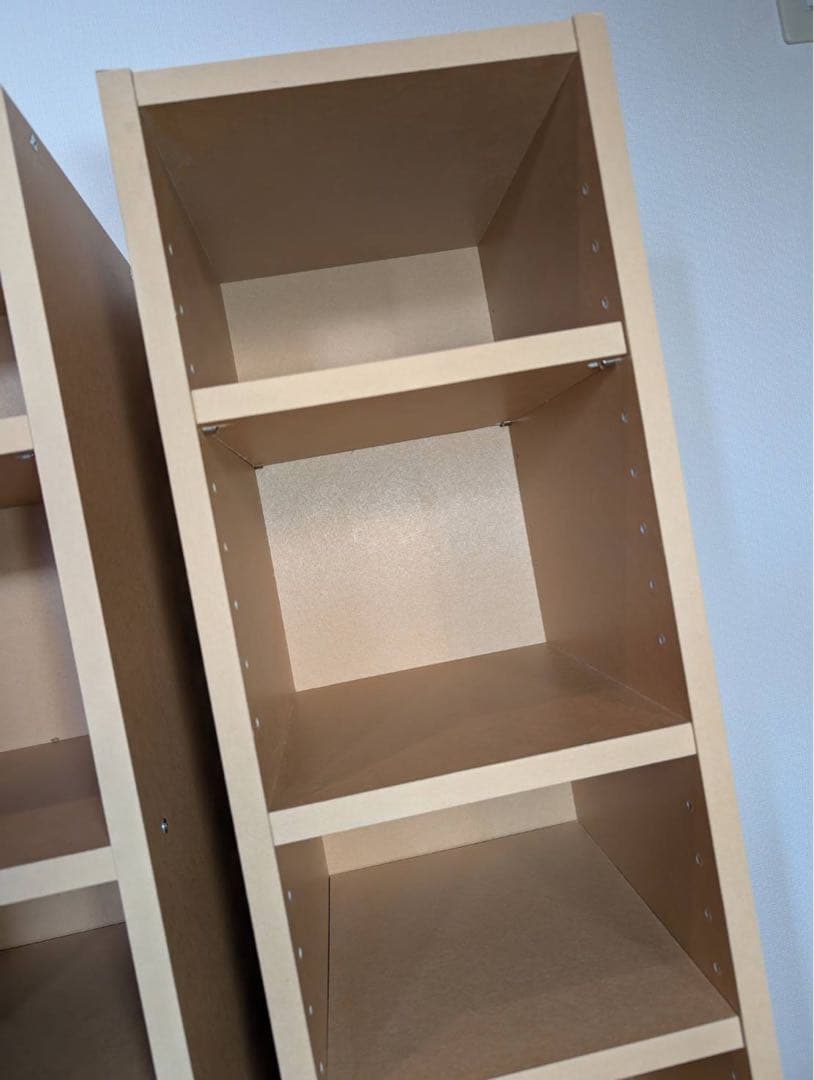 ■送料込■無印良品 MUJI パルプボードボックスフリーラック棚シェルフ廃盤家具