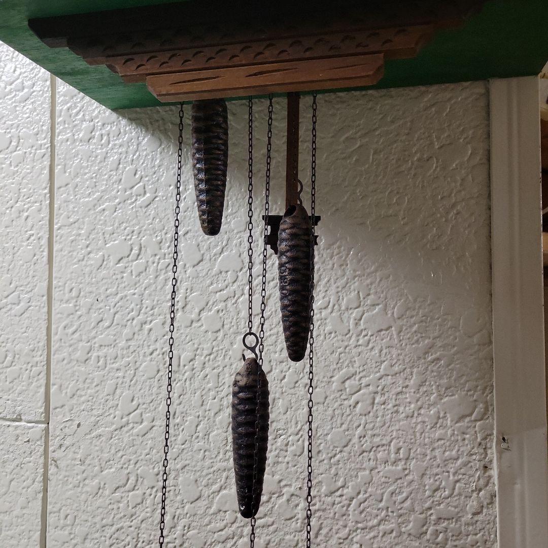 希少　ヴィンテージ　スイス製　重錘式　鳩時計