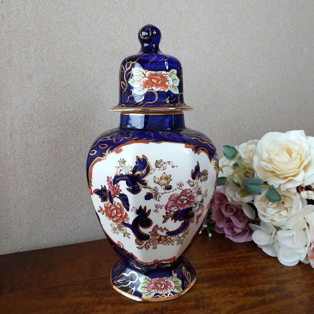 メイソンズ 創業200周年記念限定品 ロイヤルマンダレイ 蓋付八角ベース