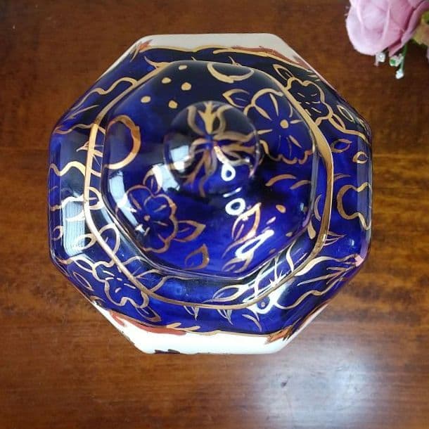 メイソンズ 創業200周年記念限定品 ロイヤルマンダレイ 蓋付八角ベース